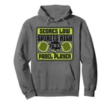 Scores Low Spirits High Paddle Tennis Paddle Ball Padel Pullover Hoodie