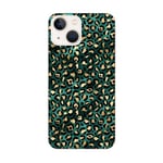 Coque Iphone 14 leopard vert