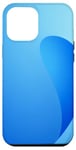 iPhone 12 Pro Max Blue Minimal Style Case