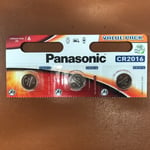 NEW 3 Panasonic CR2016 3V Lithium Coin Cell Battery 2016 LONGEST EXPIRY DATE