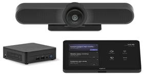 Logitech Small Room Solution R - Système de vidéoconférence pour Microsoft Teams avec TAP MEETUP, ASUS NUC & Cat5e