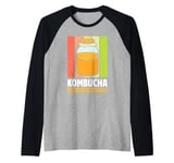 Kombucha Starter Kit for Tea Drink Lover Kombucha Raglan Baseball Tee