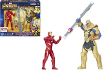 New Marvel Avengers Infinity War Iron Man Vs Light Up Talking Thanos Battle Set