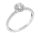 Midem Paris halo-diamantring 0,75ct MIWGL24106-190