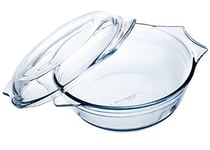 Ô cuisine cocotte Ronde en Verre Borosilicate 2,3 l