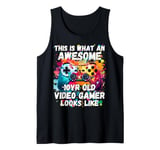 Gaming Vintage 10th Birthday 10 Ten Year Old Boy Girl Gamer Tank Top