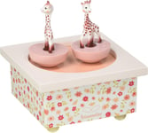 Sophie La Girafe. -Boîte Dancing-Idéal Cadeau De Naissance-2 Figurines Amovibles-Fonctionnement Simple-Musique Feelings-Colori Rose, S95061, Fleurs