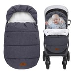 pram footmuff footmuff for Pushchair Stroller Universal (Black2)