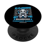 Graphique de jeu vidéo Panda Gaming pour hommes, garçons, femmes, enfants PopSockets PopGrip Adhésif