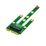 Carte de conversion mSATA vers M.2 NGFF Cave,6.0 Gbumental,NGFF M.2 SATA-Bus SSD B Key vers mSATA Male Riser M.2 Adaptateur pour 2230-2280 M2 SSD