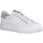 Baskets basses Marco Tozzi  white leisure closed sport shoe