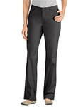 Dickies - FP342 Womens Curvy Straight Stretch Twill Pants, 16, Black