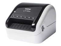 Brother QL-1110NWB - Imprimante d'étiquettes - thermique direct - Rouleau (10,36 cm) - 300 x 300 ppp - jusqu'à 110 mm/sec - USB 2.0, LAN, Wi-Fi(n), Bluetooth 2.1 EDR - outil de coupe