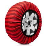 Chaînes à neige pour voiture Classic Rouge Textile Taille 66