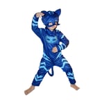 Catboy Klassisk Toddler PJ Masks Kostym, S, Blå (kolla storleksguide)