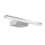 Eglo connect.z Applique murale LED connectée Regello-Z, 60 cm, lampe miroir pour salle de bains ZigBee, app et commande vocale Alexa, blanc chaud – froid, RGB, dimmable, argenté, IP44