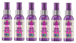 6x  Aussie SOS Heat Saviour Leave On Spray Heat Protection (6x 100ml)