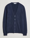 Gran Sasso Wool/Cashmere Cardigan Navy Melange