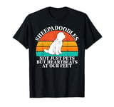 Not Just Pets But Heartbeats at Our Feet Sheepadoodle T-Shirt