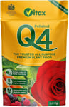 Vitax Ltd 6QF901 Q4 Pelleted Fertilizer 0.9kg Pouch