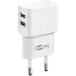 Chargeur usb - prise usb - chageur usb multiple - chargeur secteur usb - Prise murale usb - prise chargeur 2 ports usb-a 2,4 a 12w blanc - Chargeur double USB