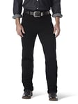 Wrangler Men's Cowboy Cut Stretch Slim Fit Jeans, Shadow Black, 32W x 36L