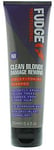 Fudge Professional Purple Toning Shampoo, Sulfate Free Clean Blonde Damage Rewi