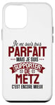 Coque pour iPhone 12 mini Supporter Metz Foot Humour Drôle Je Suis Supporter De Metz