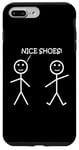 Coque pour iPhone 7 Plus/8 Plus Nice Shoes Sarcasme Funny Stickman Stick Figure Sarcastique Pun