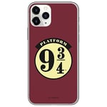 ERT GROUP Original Harry Potter TPU Case for iPhone 11, Liquid Silicone Cover, Flexible and Slim, Protective for Screen, Shockproof and Anti-Scratch Phone Case