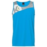 KEMPA - CORE 2.0 SINGLET - Maillot Handball - Col Rond - Logos Kempa - bleu kempa/gris foncé chiné