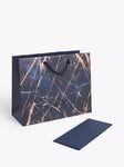 John Lewis Marble Gift Bag & Tissue Paper Gift Wrap Set