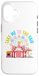 iPhone 16 Take Me To State And County Fairs Pop Corn Ferris Wheel Case