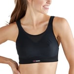 Swemark Magic High Support Sport Bra BH Svart E 75 Dam