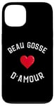 Coque pour iPhone 13 Beau gosse d'amour Cadeau homme fête de l'amour