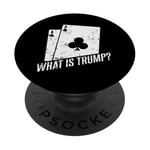 Qu'est-ce que Trump The Art of Euchre PopSockets PopGrip Adhésif