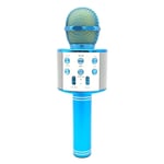 WS-858 Metall Hög ljudkvalitet Handhållen KTV Karaoke inspelning Bluetooth trådlös mikrofon, för bärbar dator, PC, högtalare, hörlurar, iPad, iPhone,