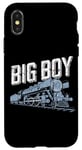 Coque pour iPhone X/XS Big Boy 4000 Locomotive à vapeur Locomotive Train Lover Lover