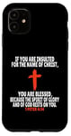 Coque pour iPhone 11 1 Pierre 4:14 Verses bibliques Écriture