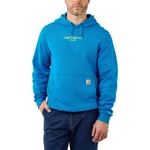 Carhartt Force Graphic Hoodie Herr Marine Blue M