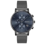 Hugo Boss 1513934 Mens Watch - Grey material_Stainless_Steel - One Size