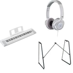 Yamaha NP-35 Piaggero Digital Keyboard with 76 Graded Soft-Touch Sensitive Keys, HPH-150 Headphones, L-2C Keyboard Stand