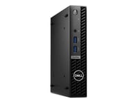 Dell Optiplex 7010 (Version 2023) - Mikro Core I5 13500T / Upp Till 4.6 Ghz - Vpro Enterprise - Ram 8 Gb - Ssd 256 Gb - Nvme, Class 35 - Uhd Graphics 770 - Gigabit Ethernet, Bluetooth, Ieee 802.11Ax (Wi-Fi 6E) - Win 11 Pro - Skärm: Ingen - Svart - B