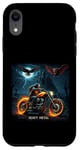 Coque pour iPhone XR Heavy Metal Thrash Hard Rock Horreur Rocker Tenue moto