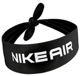 Nike Air Head Tie Dri-Fit Headband Reversible Sweatband Mens Black New Genuine