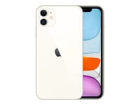 Apple Iphone 11 - 4G Smartphone - Dual-Sim / Internal Memory 64 Gb - Lcd-Skärm - 6.1" - 1792 X 828 Pixlar - 2 Bakre Kameror 12 Mp, 12 Mp - Front Camera 12 Mp Rekonditionerad - Vit