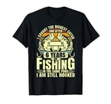 6th Wedding Anniversary Fishing Biggest Catch Fish 6 Years T-Shirt