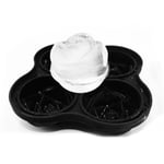 Rose Ice Cube Tray Novel Silicone 4 Grids 4 Holes Cocktail Ice Cube Molds