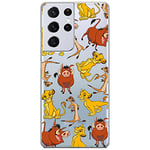 ERT GROUP Coque de téléphone Portable pour Samsung S21 Ultra Original et sous Licence Officielle Disney Motif Simba & Friends 010 Parfaitement adapté à la Forme du téléphone Portable, partiel imprimé