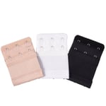 Bh-förlängare Vit/Svart/Ljust beige 3-pack